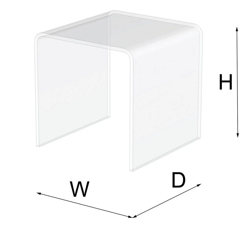 Made to measure clear perspex display stand for products and collectibles - Hoverstand